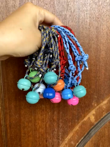 kalung kucing tali prusik lonceng besar 22mm / Kalung kucing lonceng doraemon / kalung lonceng ufo