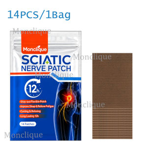Sciatic Nerve Hip Herbal Patch Buttock Care Patch Breathable Non-woven Fabric Waist Thigh Soothing Patch Relax Body Fitness Yoga