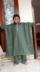 JAS HUJAN ANAK SETELAN PONCO CELANA