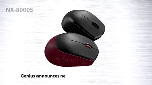เม้าส์ไร้สาย Genius NX-8000s Wireless Optical Mouse 2.4GHz BlueEye engine ประกันศูนย์ 1 ปี