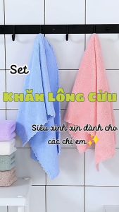 Combo 5 Khăn 10 khăn Lau Mặt Siêu Mềm Mại Siêu Hút Nước Living C Thấm Hút Tốt Tiện Lợi
