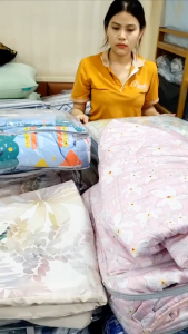 🧧GIÁ TRI ÂN🧧 Chăn Ga Lụa Lyocell 80S Hàng Nhập Bộ 5 Món Gồm Chăn Chần Bông Cao Cấp _ Nemtot Bedding