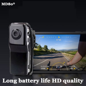 【In stock】MD80 Mini camera 1080P HD Action camera for vlogging Body camera video recorder Helmet camera motorcycle Action camera Hidden mini camera Motorcycle camera waterproof Spy camera recorder Body cam Video camera recorder - Lazada