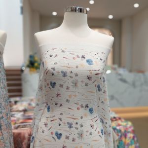 Moschino print | bahan moschino motif flower -IstanaKaen