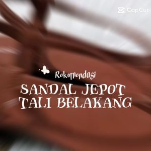 sandal jepit wanita tali belakang karet terlaris sandal wanita perempuan pesta kondangan dan jalan santai