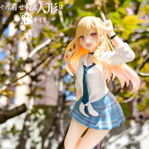 Bandai | My Dress-Up Darling Marin Figure Anime School Uniform Style Action Figure Collectible PVC Model Doll Desktop Ornament Gift