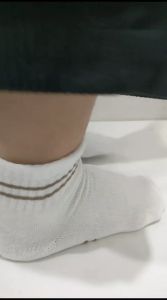 HZ Kaos Kaki Panjang Motif Import Murah Motif Polos Pria Wanita Diatas Mata Kaki Kaos Kaki Panjang Office Sport Fashion Olahraga KK-06