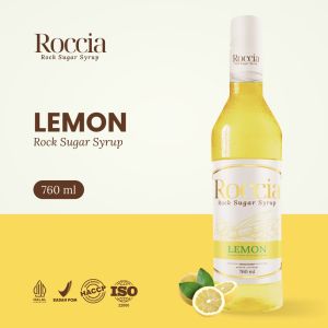 Roccia Rock Sugar Syrup Lemon - Syrup Gula Batu Rasa Lemon 760ml