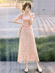 SENWA | Đầm Hè Elegance Hoa Hồng Pháp