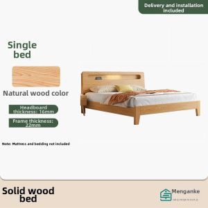 Solid Wood Storage Bed Frame Oak Bed