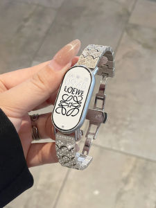 psnld | Metal Diamond Fish Tail Strap For Mi Band
