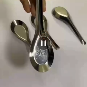 COMBO Muỗng Ăn Cơm Inox Hoa Sen – Thìa Ăn Phở Chống Gỉ SétMUÔI CÁN DÀI Sáng BóngThiết Kế Đẹp