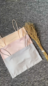 Bra Sport Gym Elastic Spandex 6716 Tank Top Bra Wanita Olahraga Tanpa Kawat Remaja Import Murah