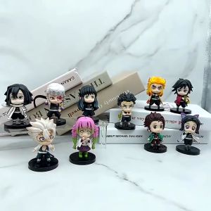 Mô hình Thanh gươm diệt quỷ 10 nhân vật Kimetsu No Yaiba Tanjiro Tomioka Giyuu Shinobu Mitsuri Muichiro Obanai