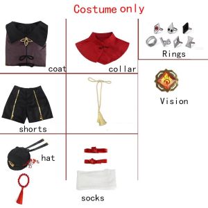Hutao Cosplay Femme Halloween Costume Anime Clothes For Women Disfraz Mujer Adulta For Adults Ropa Para Hu Tao Outfits