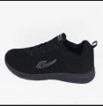 Sepatu Sekolah Merek New Era Hitam Polos All Black. 