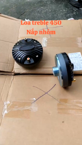 Treble 450 rcf nắp nhôm màn Titan tiếng tít tắch rất sáng và hay