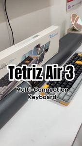 Alcatroz Tetriz 3 Multi-Device Rechargeable Bluetooth Wireless Keyboard
