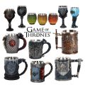 แก้วเบียร์ Game of Thrones Halloween Personalized Beer Cup แก้วน้ำมือถือแบบลำลองสำหรับงานปาร์ตี้และงานเลี้ยง. 