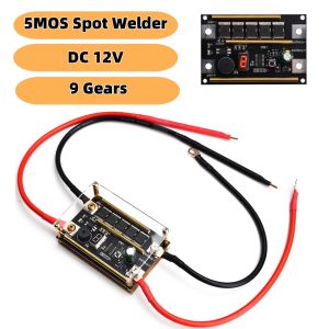 DC 12V 18650 Lithium Battery 5MOS Spot Welding Machine Motherboard Complete Set of Accessories 9-Speed Output Power