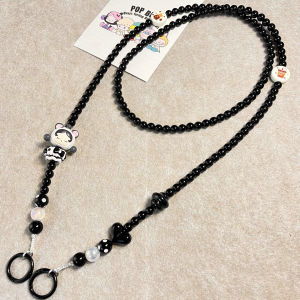 Long Original SP Panda Miffy Crossbody Phone Chain Acrylic Material Mobile Phone Accessory Versatile Hanging Strap DIY Brand