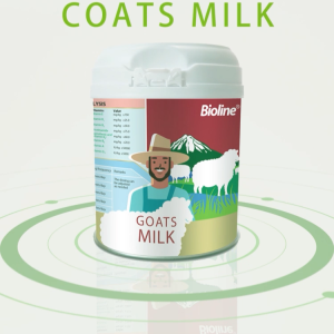 【Botol bayi 60ml gratis+Miracle Nipel gratis】Bioline Goats Milk  200g Susu Kambing Asli 100% Original Susu Kucing Penggemuk Badan Sehat Bergizi
