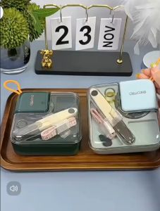 Portable Home Travel Sewing Kits with Case Hand Sewing Buttons Fabric Pincushion Needle Threader Mini Emergency Sewing Tools