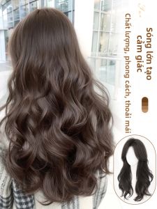 YUEDING | Puff Volume Conceal Gray Hair Natural Seamlessly Long Wavy Hairpiece