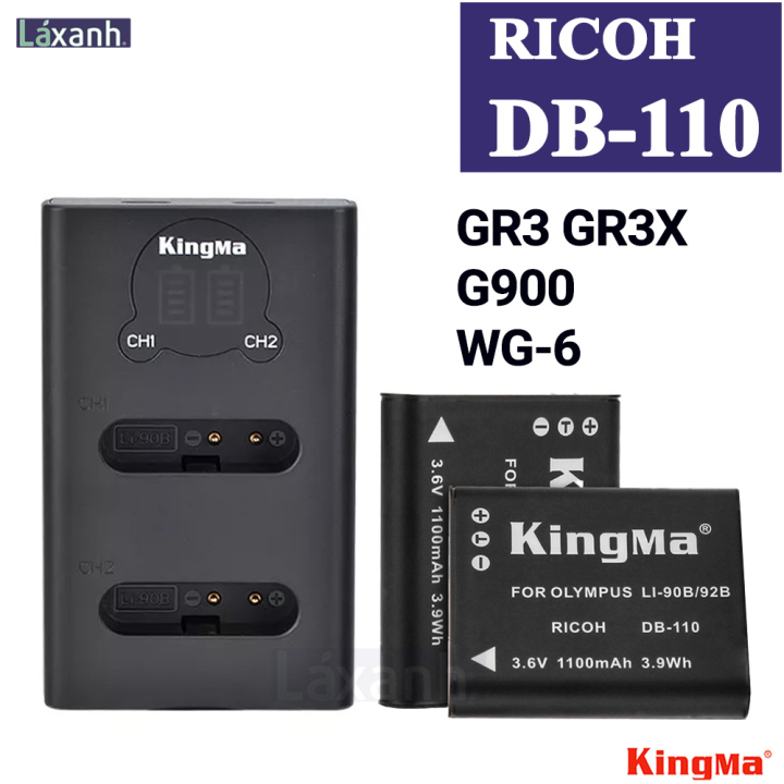 Olympus Li-90 Li-92 Pin và Dock sạc máy ảnh KINGMA Olympus TG8 TG7