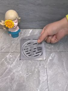 【10Pcs in 1Pack】Disposable Floor Drain Filter Sticker Pelekat Saliran Lantai Anti-blocking Hair Catcher Insect-Proof Sewer Cover Kitchen Bathroom Floor Sink Strainer Patch