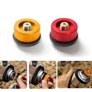 Aluminum Gas Tank Adapter Outdoor Camping Gas Stove Converter Gas Burner Connector Adapter