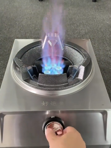 🔥🔥CHRIS Upgrade Medium Pressure Hot Stove Household Fierce Fire Kitchen Cooker Liquefied Gas Stove Desktop Single Stove Dapur Gas