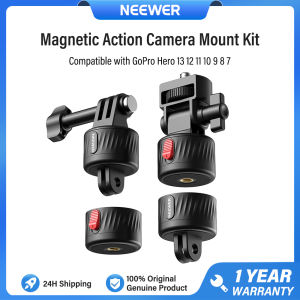 NEEWER ชุดติดตั้งกล้องแอคชั่นแคมเมรา 4 In 1เข้ากันได้กับ Insta360 GoPro DJI GP-24