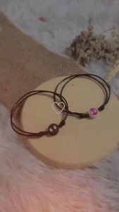 GELANG COUPLE SPIDERMEN GWEN & MILES AVENGGER TALI KOREA 1.5 MM GELANG SIMPEL LUCU