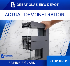 Rain Drip Guard Aluminum 4.19FT or 1.25M with VHB tape