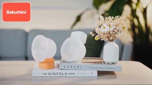 SAKUMINI Wearable Hands Free Breast Pump Electric Pompa ASI Elektrik Mini