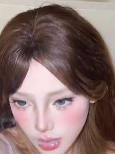 14.2mm Green Plum Fruit Tea Contact Lenses Colorful Natural Soft Lense 0-800 Degree Eye Cosmetic Green Contacts(6 Months Wear) 青梅果茶绿色爱丽丝游绿色大直径隐形眼镜美瞳半年抛猫系高颜值