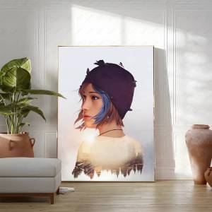 Bandai | Poster Nghệ Thuật Treo Tường Life Is Strange - Chủ Đề Trò Chơi Phiêu Lưu Kinh Điển Dành Cho Phòng Ngủ Phòng Khách Trang Trí Nhà Cửa Quà Tặng In Phong Cách Hiện Đại