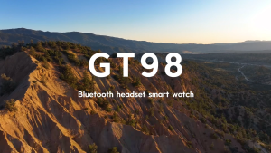 New GT98 Smart Watch TWS Headset 2 In 1 AMOLED Wireless Headset Bluetooth Call Outdoor Sport Music Health Monitor Smartwatch Men