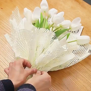 10Pcs 50x40cm Colored Honeycomb Package Paper Lining Art Paper Floral Bouquet Package Pape