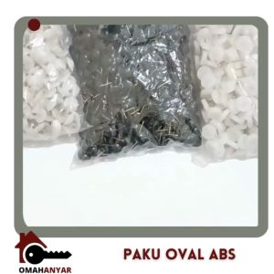 Skrup Paku Oval Rotan ABS Rata Bakpao Bapao Alas Kaki Kursi Meja Lemari 1 BUNGKUS isi 500pcs
