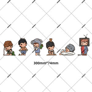 Creative Waterproof Car Window Stickers for Automobile Decoration Wild Animal Back Window Glass Scratch Cover Stickers