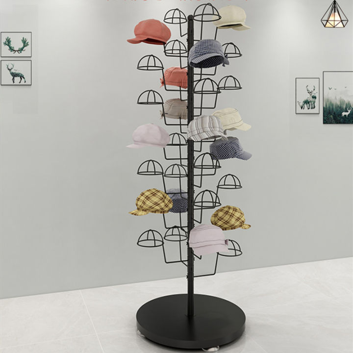 New Hat Display Floor Mounted Hatstand Hanger Maternal and Child Clothing Store Sun Hat Goods Storage Shelf Multi Layer Lazada PH