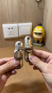 Door Latch Doors Lock 90 Degree Right Angle Door Latch Buckle Hasp Sliding Lock Barrel Bolt Hardware Safety Door Bolt