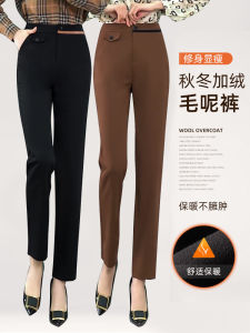 Female 2024 Spring & Fall New Arrival Cigarette Pants Straight Trousers High Waist Loose Professional Small Man Drape Suit Casual Pants