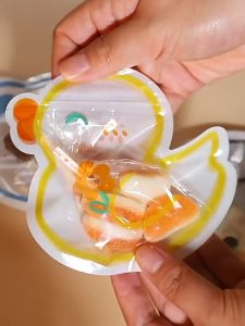 (1 Pcs) Plastik Ziplock Karakter Sanrio Plastik Pouch Mini Aksesoris Permen | Ziplock Souvenir Motif Bentuk Kepada Sanrio Kuromi | Hello Kitty Melody Cinnamoroll