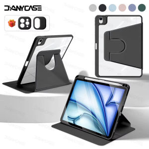 DANYCASE | 360° Rotation Cover For iPad Air 11 M2 Case for Air 5/4 iPad 10th Gen 10.9in Mini 6 7/8/9th 10.2in Pro 11 12.9 13 Tablet Cover