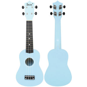 IRIN | IRIN 21 Inch Ukulele 4 Strings Guitar Blue Hawaiian Mini Guitarra Basswood Ukulele Stringed Instrument Beginner Childrens Gifts