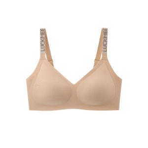 LUCKMEEY | Sparkling Diamante Bra For Off-Shoulder Wear Thin Strap Seamless Push-Up