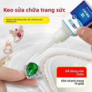 AIGAO | Jewelry Adhesive for Setting and Repairing Pearls Jade Gemstones and Precious Metals - Waterproof Strong Quick-Drying